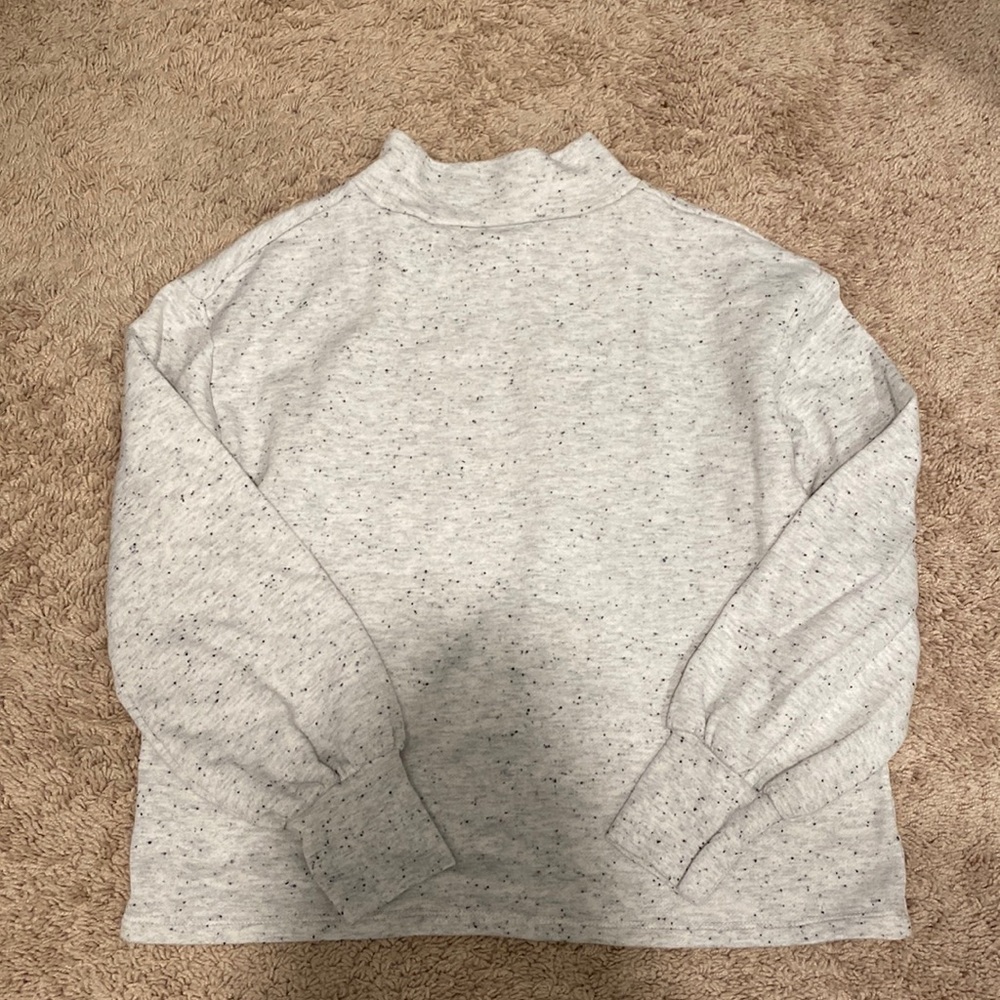 Madewell mock turtleneck sweatshirt